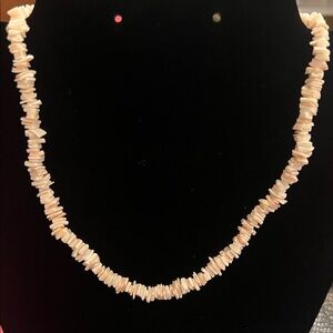 Elegant Pink Shell Necklace